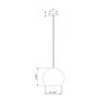 Afx Roxy - 12" Pendant, Watts: 60 RXYP12WH